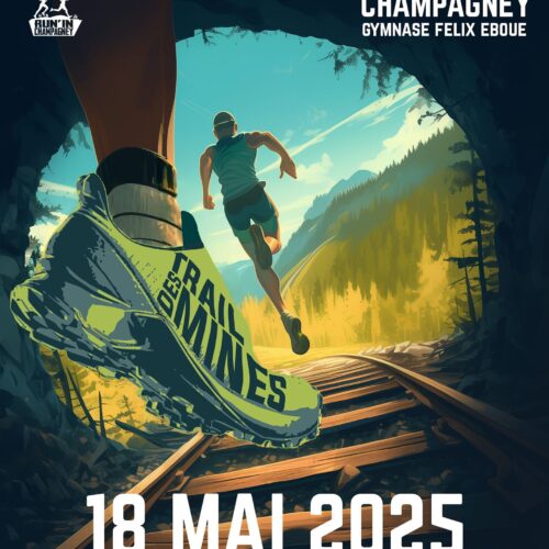 Visuel affiche du Trail des Mines de Champagney