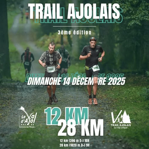 Affiche du Trail Ajolais 2025