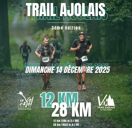 Affiche du Trail Ajolais 2025