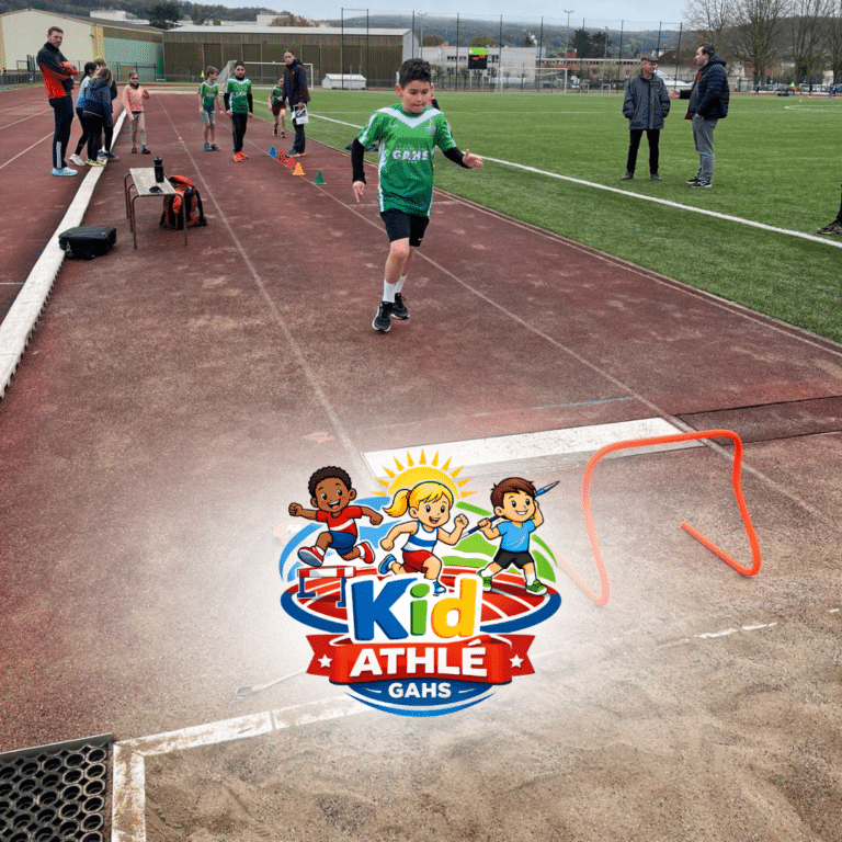 Kid Athle au GAHS une matinee 100 energie pour nos poussins